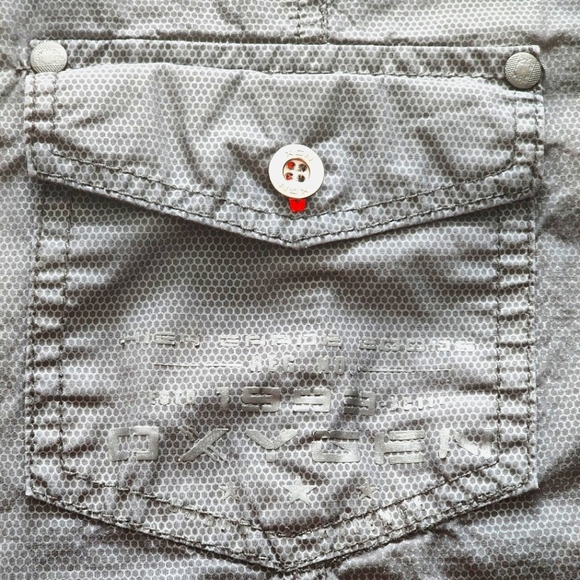 Oxygen XGN Men long sleeves black shirt,plus size XXL - Picture 4 of 16